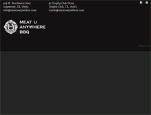 Tablet Screenshot of meatuanywhere.com